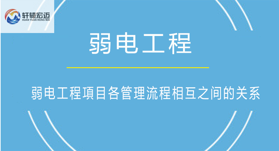 弱電工程項目各管理流程相互之間的關系